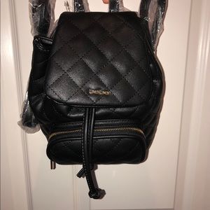 Bebe quilted mini backpack never used nwt